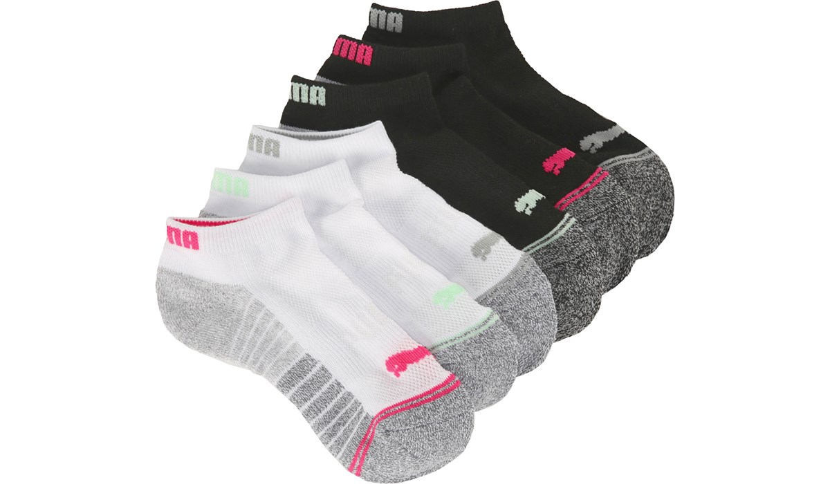 PUMA Women's 6 Pack Low Cut Socks | Famous Footwear
