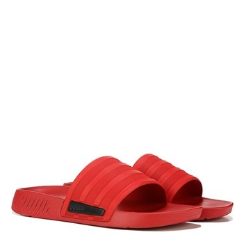 mens red adidas sliders