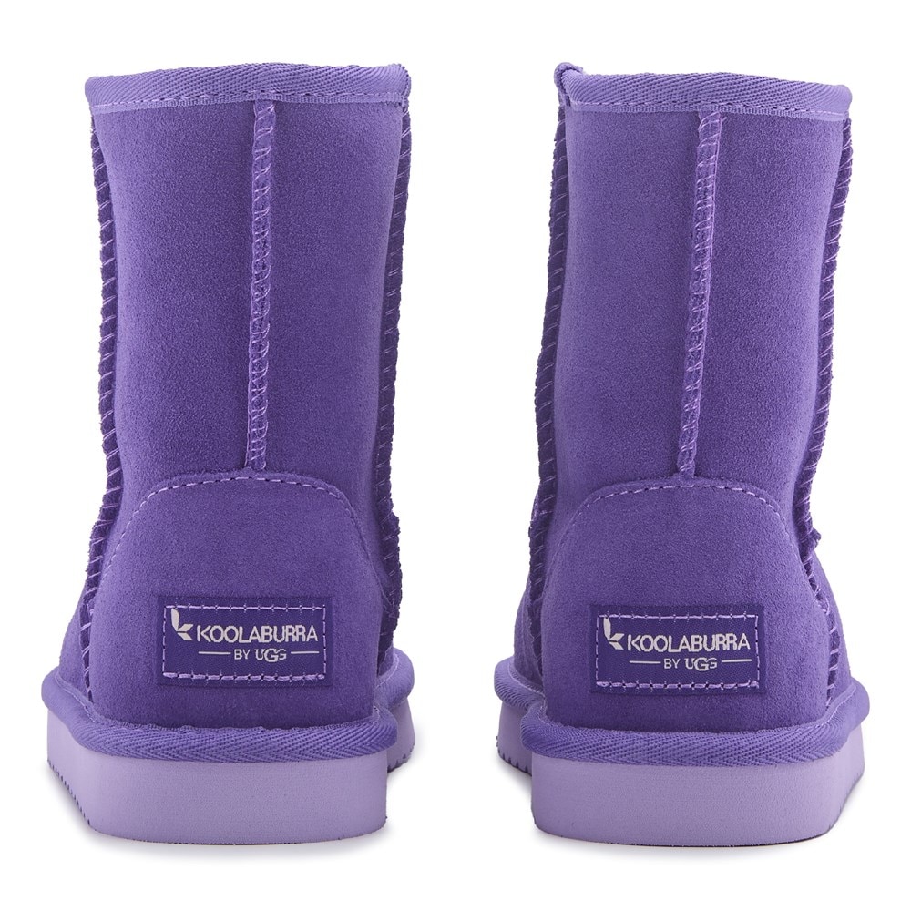 Koolaburra on sale By Ugg Girls Boots Purple Size 4 K Lytta Short Sherpa Cuff Faux Fur