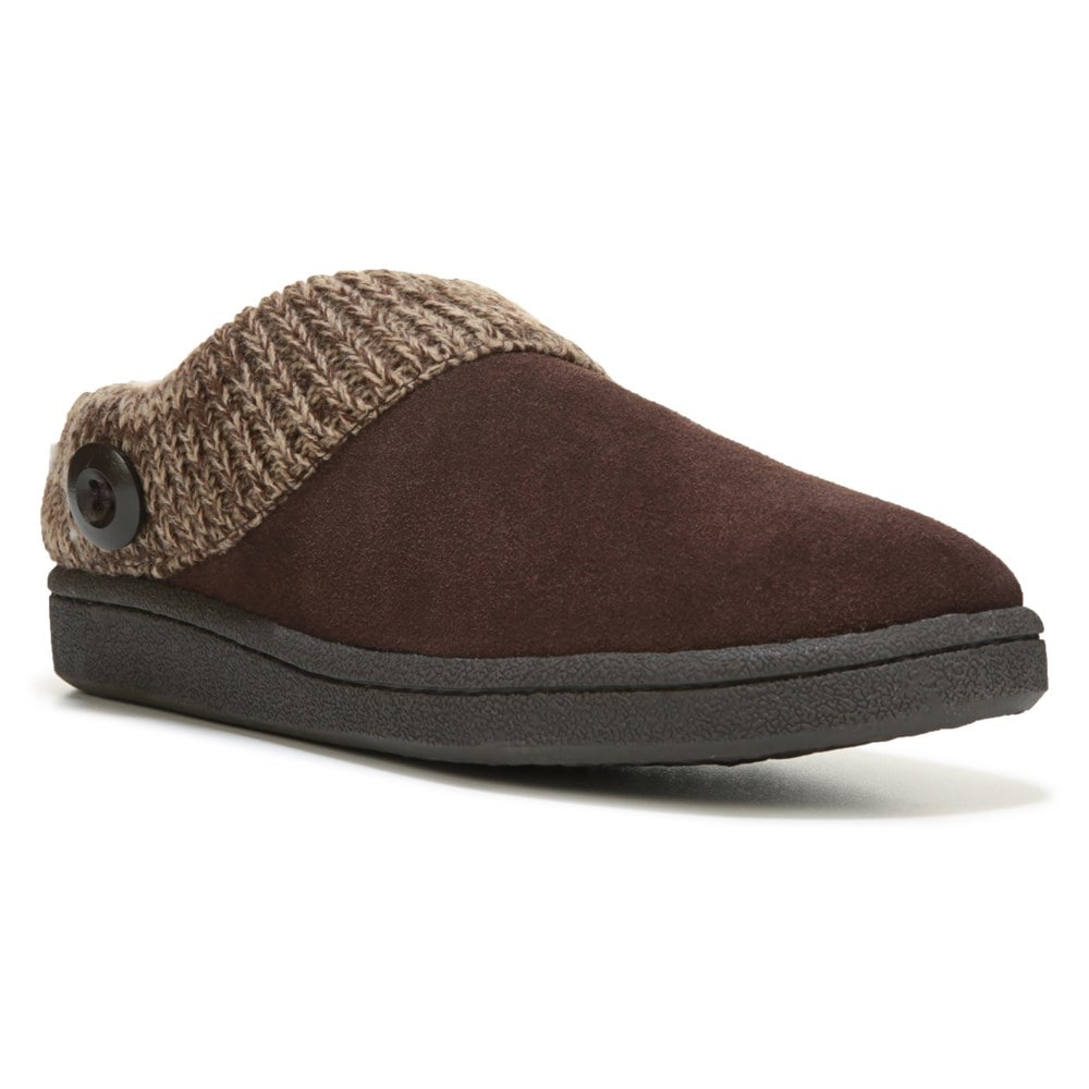 Clarks suede clearance scuff slipper