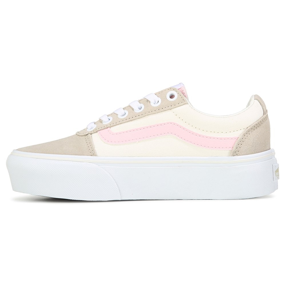VANS Shoes Womens 7.5 Old Skool Sneakers Pink Canvas Low Top Casual Skater