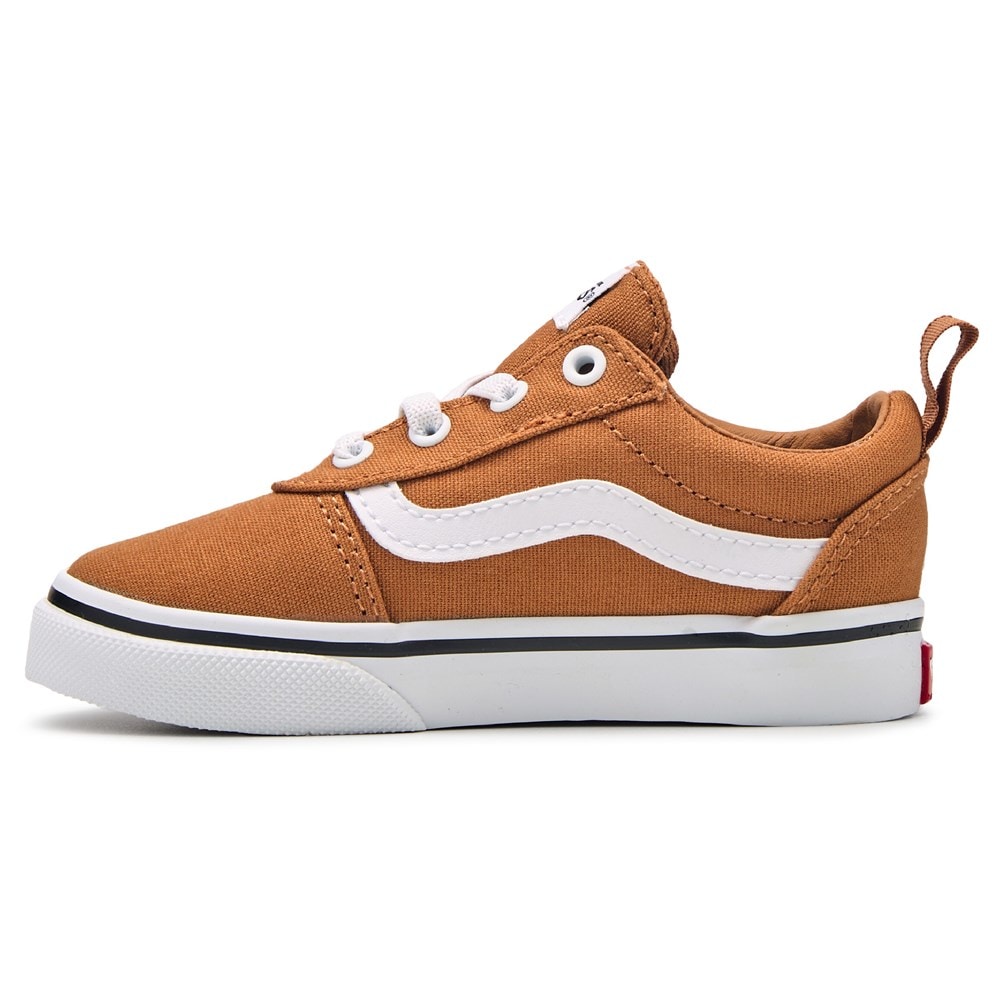 Orange low top vans hotsell