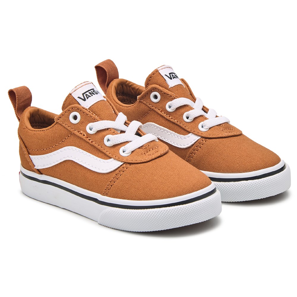 Orange vans for toddlers best sale