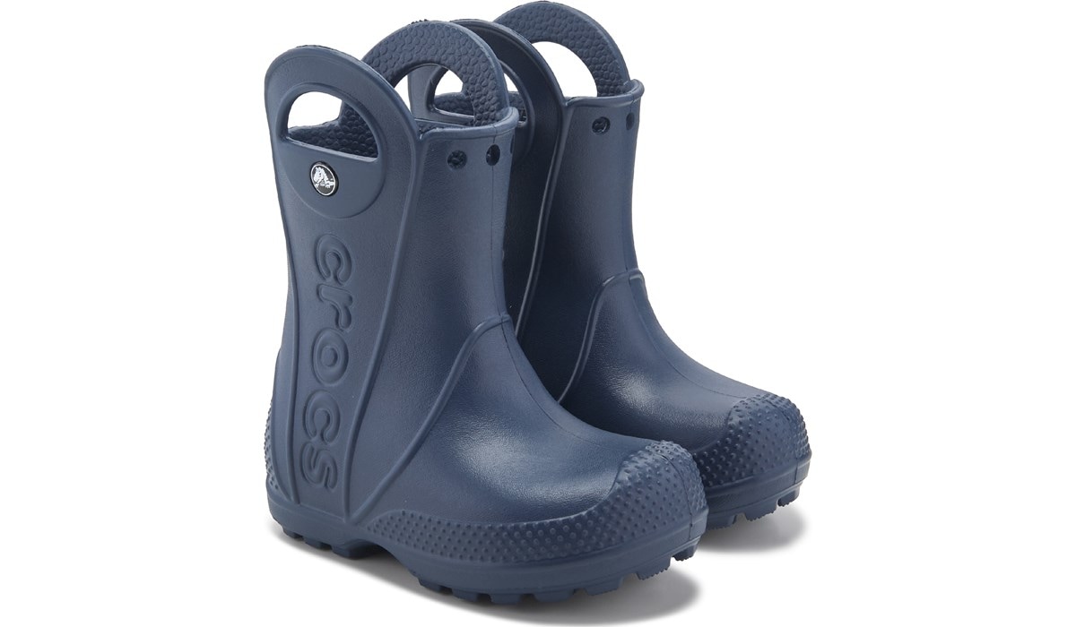 Navy toddler rain boots best sale