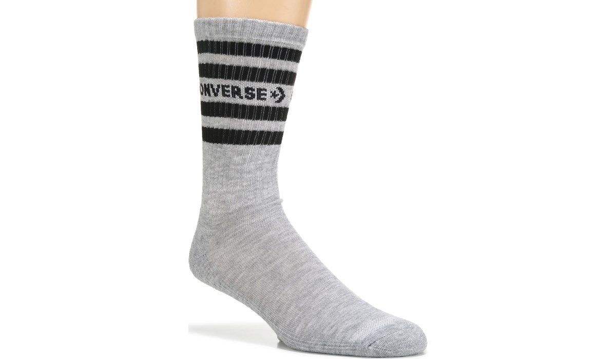 Converse Men's 3 Pack Crew Socks | Famous Footwear