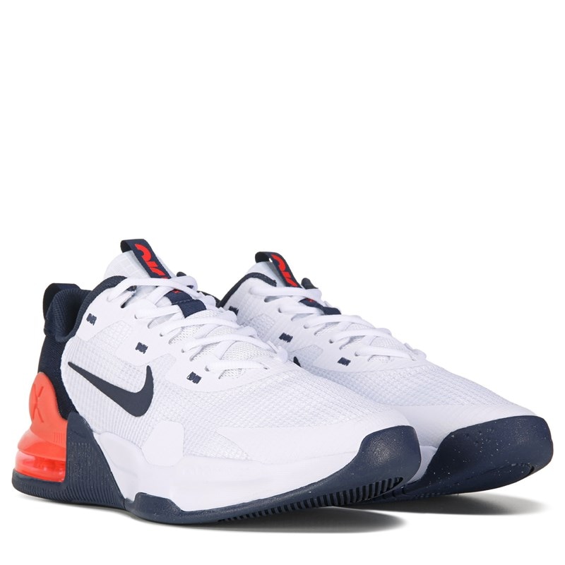 Nike Men's Air Max Alpha Trainer 5 Sneakers (White/Navy/Red) - Size 8.0 M