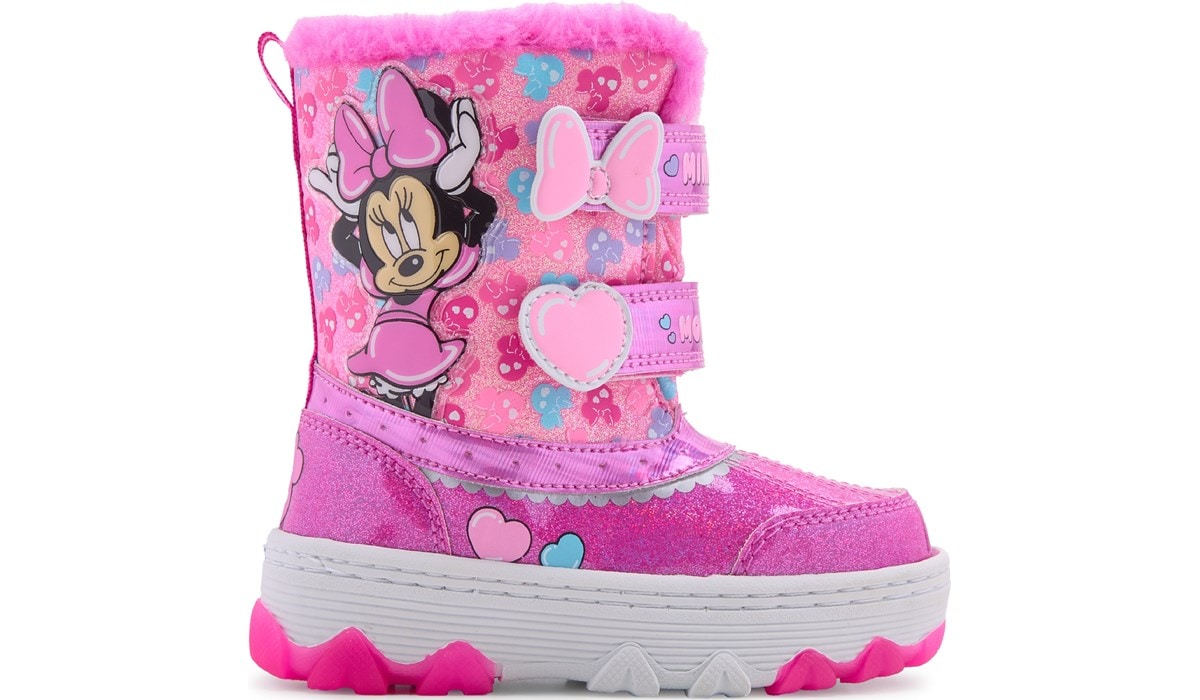 Minnie mouse snow boots for toddlers hotsell