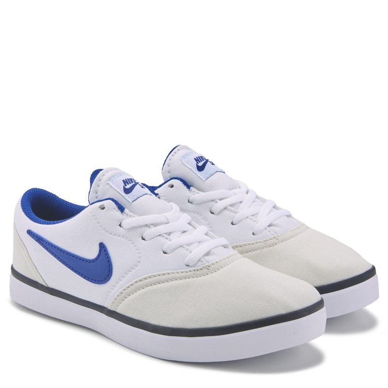 Nike Kids' Nike Sb Check Skate Shoe Little Kid Shoes (White/Blue) - Size 3.0 M