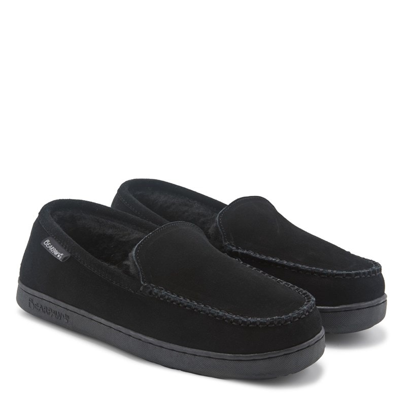 Bearpaw Men's Brian Slipper Shoes (Black) - Size 8.0 M