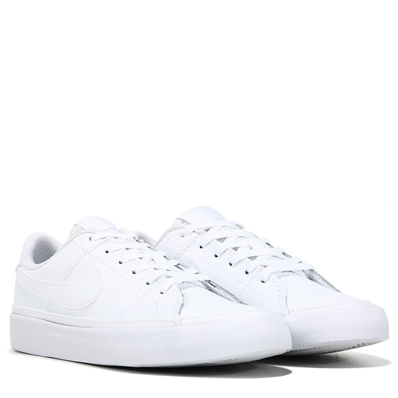 All white low outlet top nikes