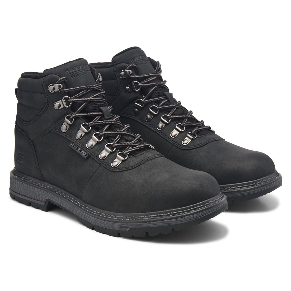 Mens lace up waterproof boots best sale