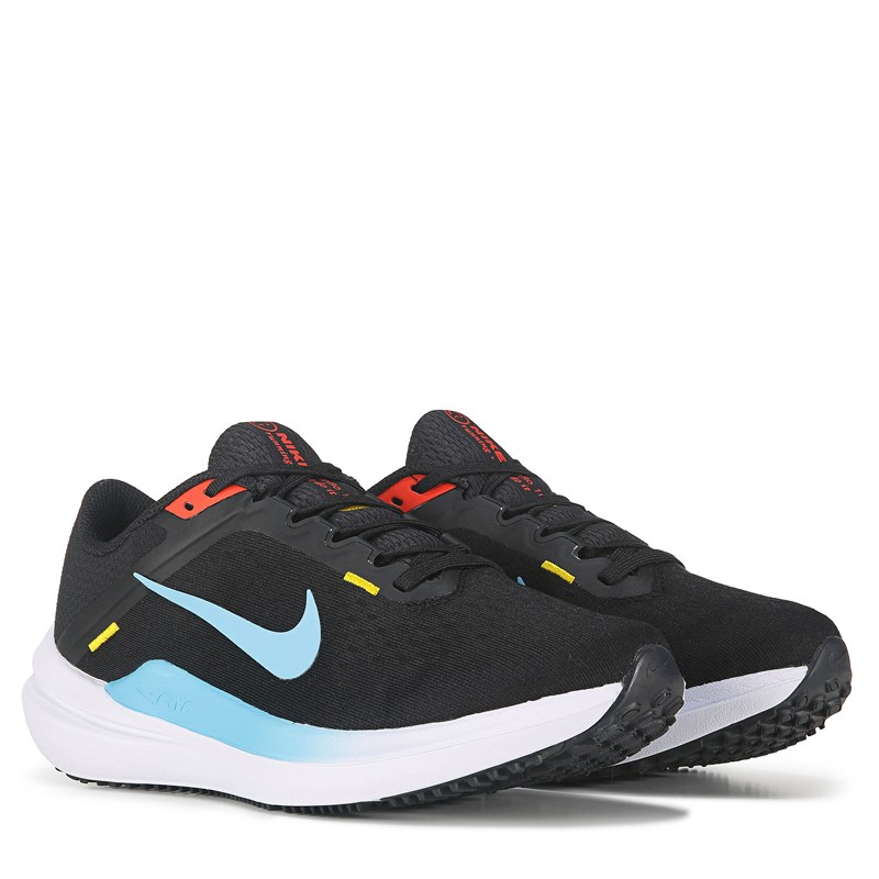 Nike Women's Winflo 10 Running Shoes (Black/Blue/White) - Size 5.5 M
