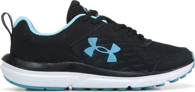 UNDER ARMOUR Women's Charged Assert 10 Running Shoe, (001)  Black/Black/White, 5 : : Clothing, Shoes & Accessories