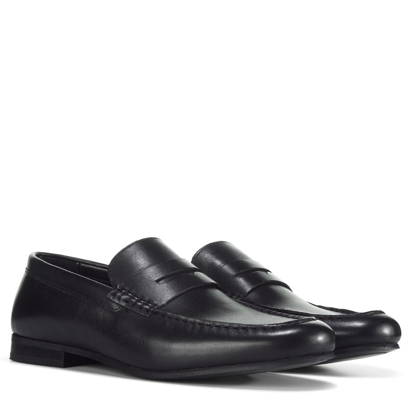 Steve Madden Men's Gyft Penny Loafer Slip On Shoes (BLACK) - Size 10.5 M