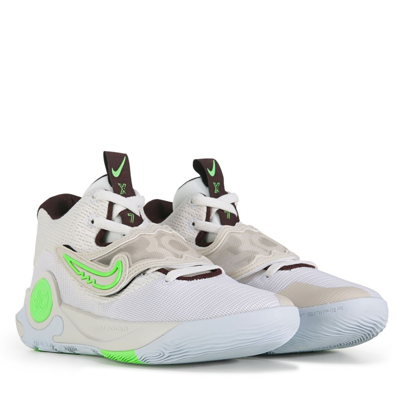 Nike Men's Kd Trey 5 X Basketball Shoes (Phantom White/Green) - Size 12.0 M
