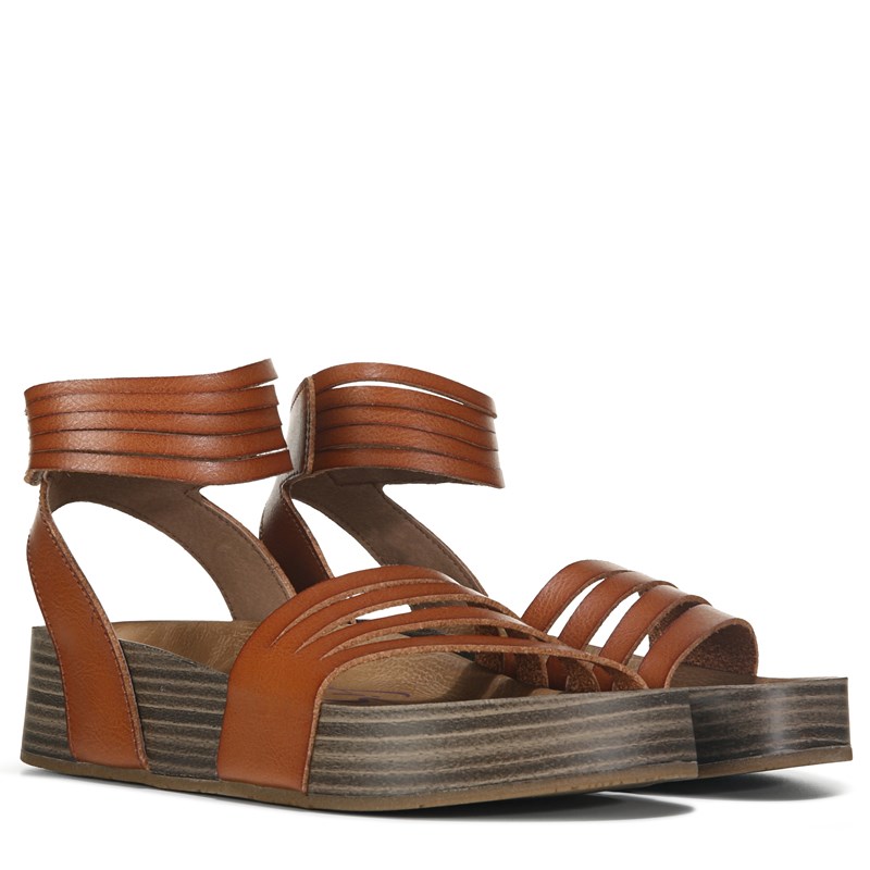 Blowfish Malibu Women's Malis Platform Sandals (Wood) - Size 6.0 M