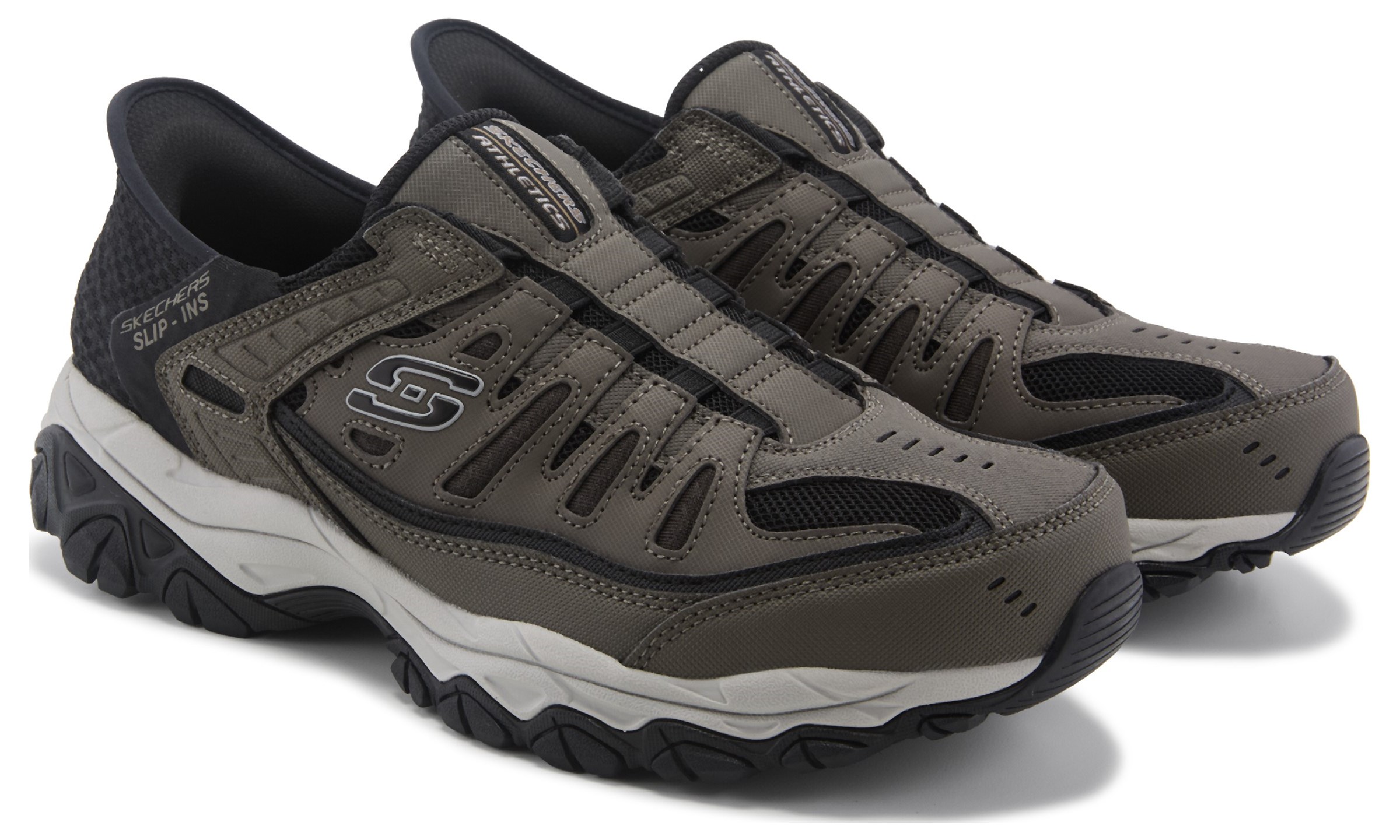 Skechers Men's Slip-ins Afterburn Wide Sneaker | Famous Footwear