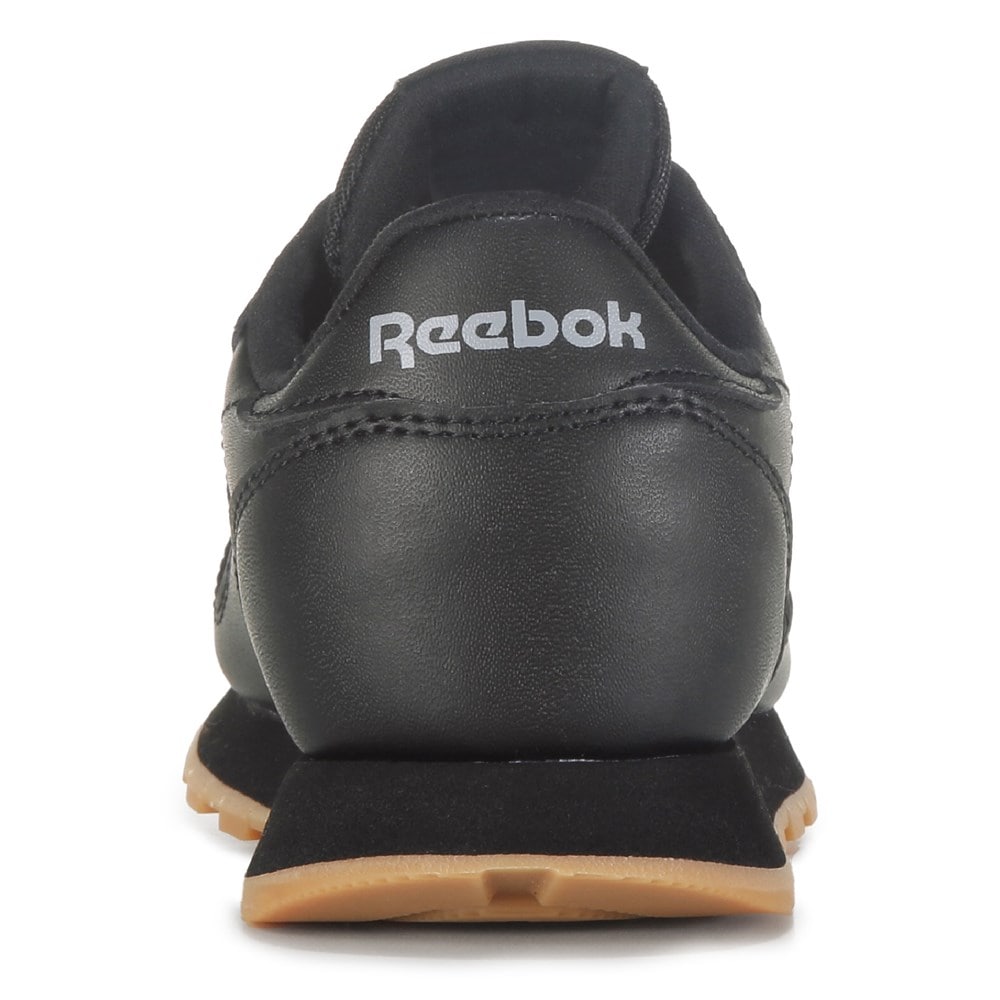 Reebok Classic Leather Black/Grey/Gum Toddler Kids' Shoe