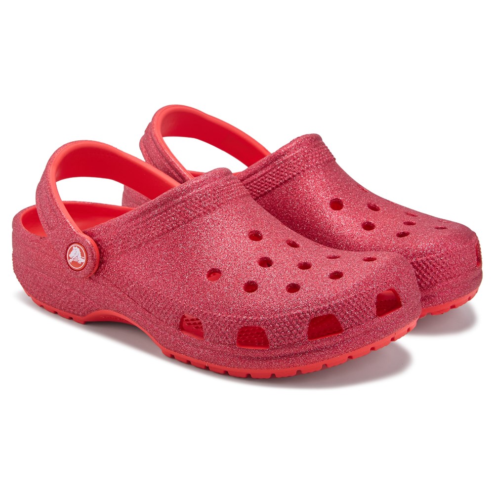 Crocs Glitter Classic Clog Famous Footwear