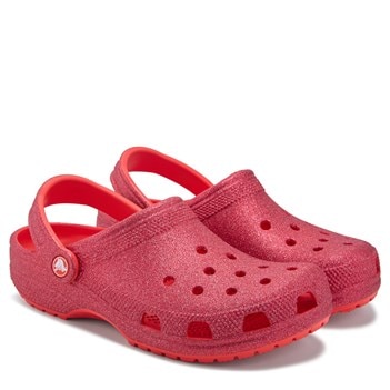 Red crocs cheap on sale