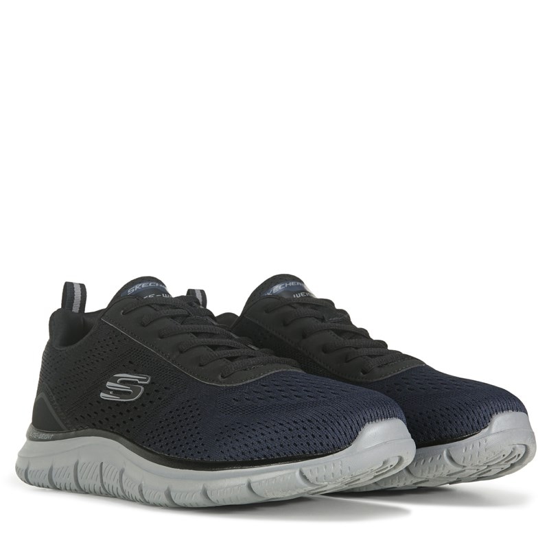 Skechers Men's Track Running Shoes (Navy/Black) - Size 8.5 W