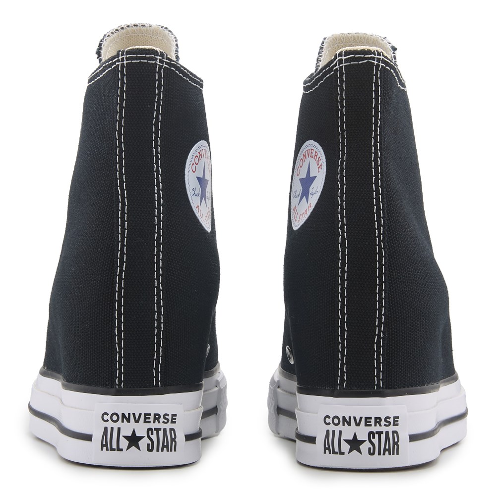 Converse chuck taylor wedge black shops