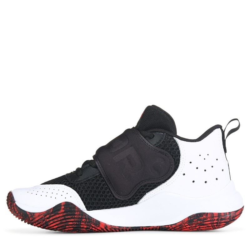 White Boys Big Kid Zone Bb 2.0 Basketball Shoe, Under Armour