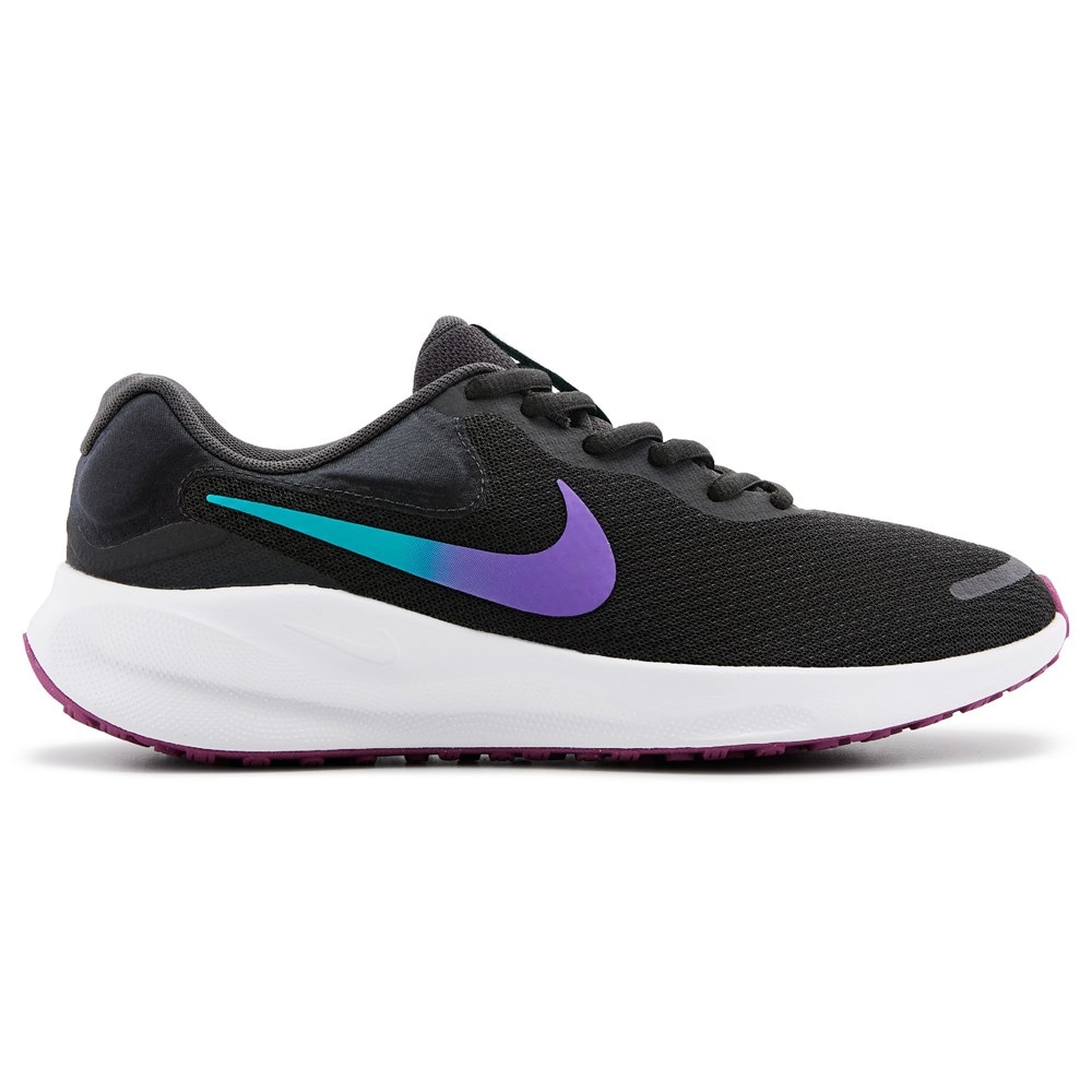 Nike revolution 2 running shoes mens black neon best sale