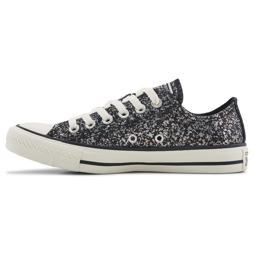 Converse black glitter ox best sale