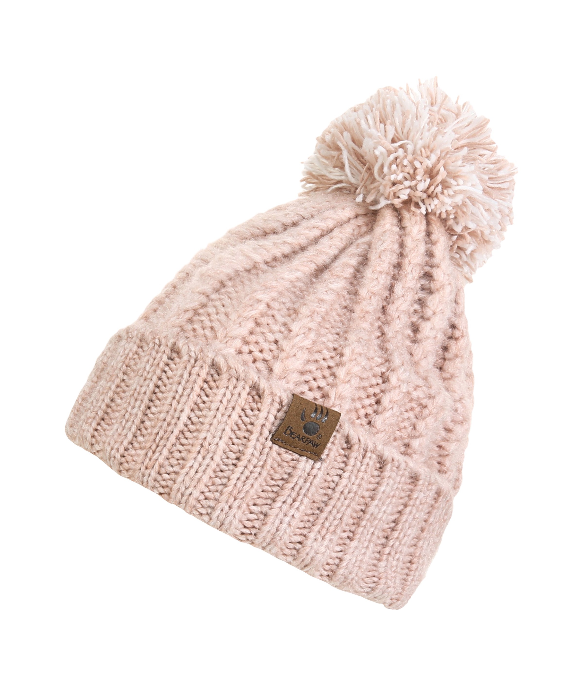 Leopard Pom Beanie - Tan – Impulse of Jasper