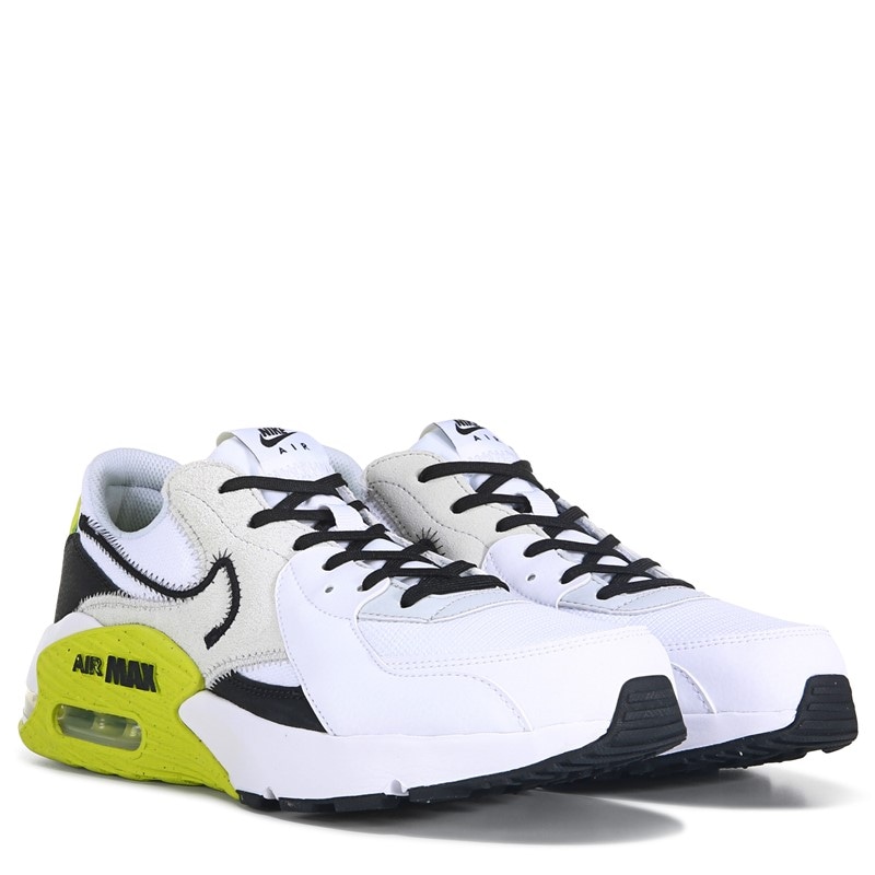 Nike Men's Air Max Excee Sneakers (White/Volt) - Size 8.5 M
