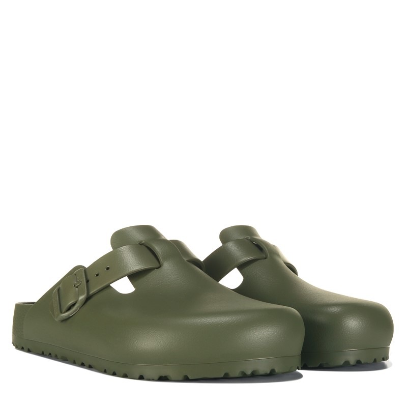 Birkenstock Men's Eva Boston Clog Shoes (Khaki Olive) - Size 42.0 M
