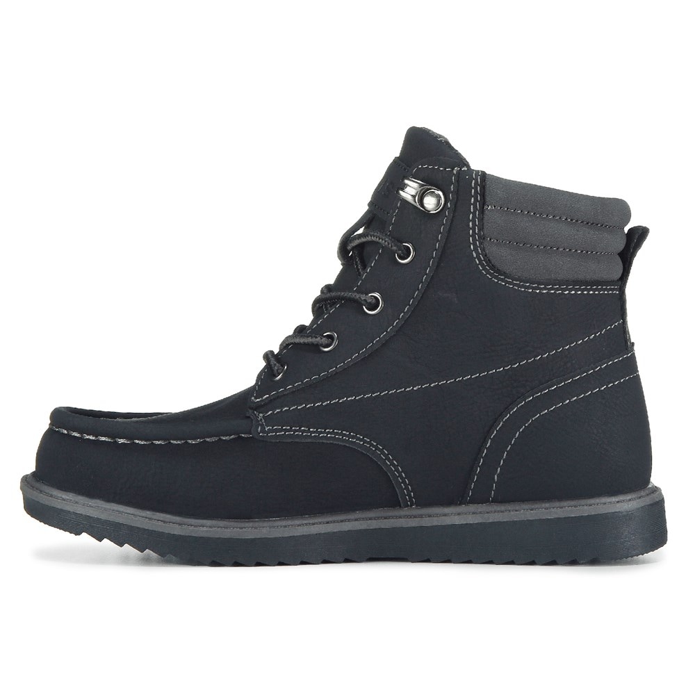 Kids black work on sale boots