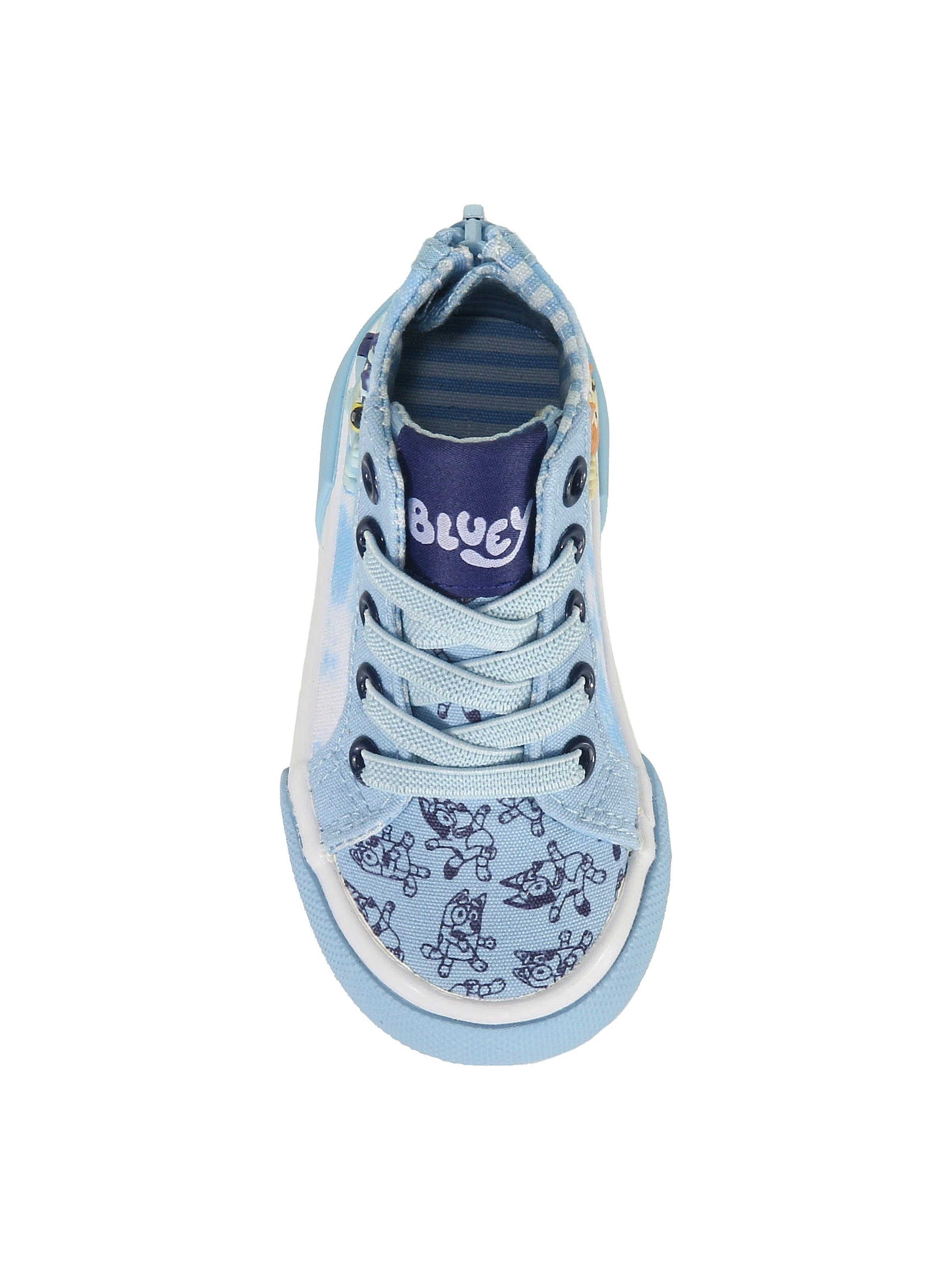 Ground Up Bluey & Bingo Hi Sneaker - Toddler / Little Kid - Light Blue