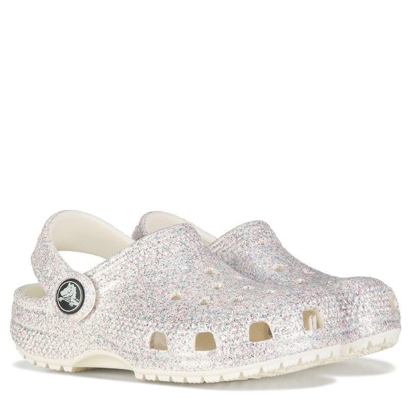 Crocs Kids' Glitter Classic Clog Toddler Shoes (Mystic Glitter) - Size 10.0 M