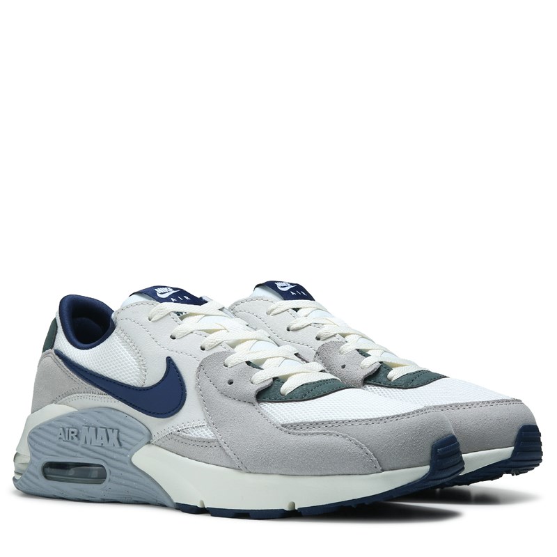 Nike Men's Air Max Excee Sneakers (Grey/Sail/Navy) - Size 8.5 M