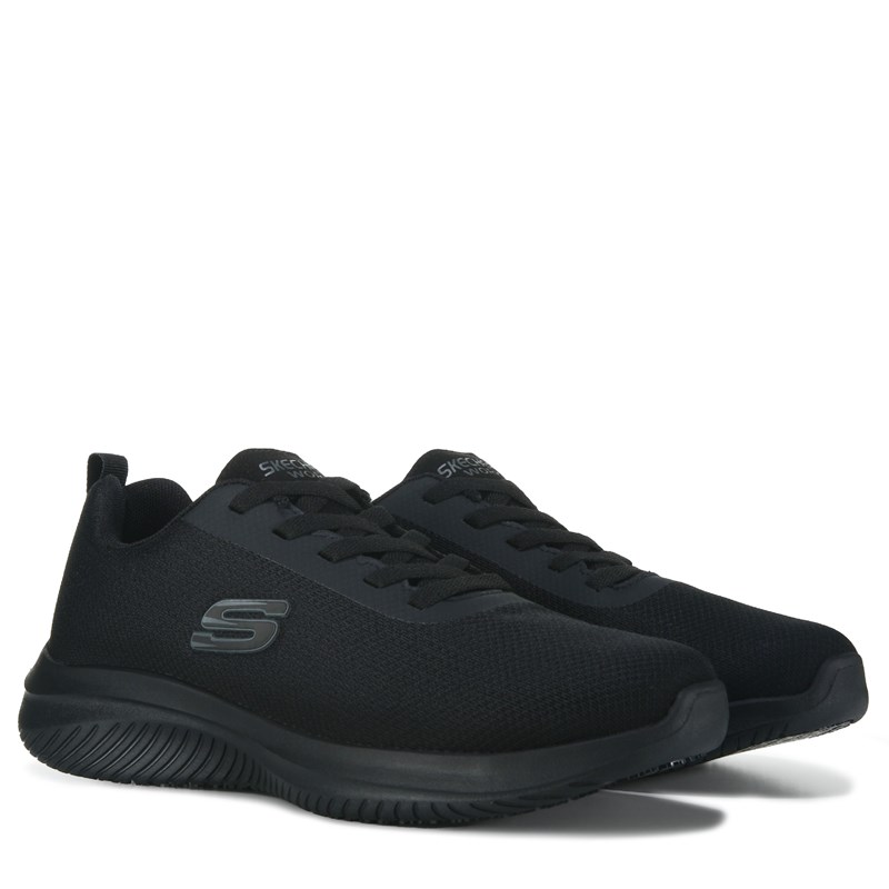 Skechers Work Men's Daxtin Athletic Slip-Resistant Work Sneakers (Black) - Size 9.5 M