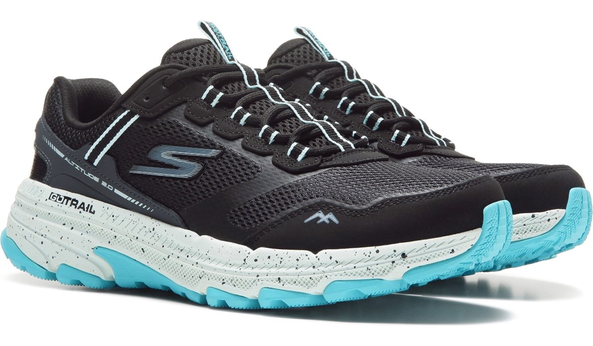 Buy SKECHERS Go Run Trail Altitude-Phantom Synthetic Mesh Lace Up