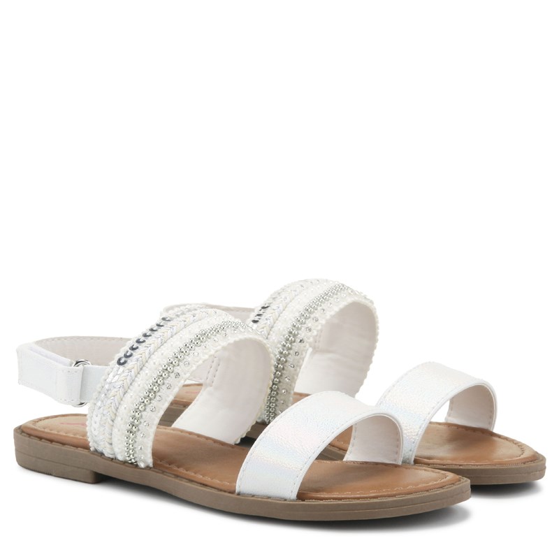 Jellypop Kids' Banchee Sandal Little/Big Kid Sandals (White) - Size 3.0 M