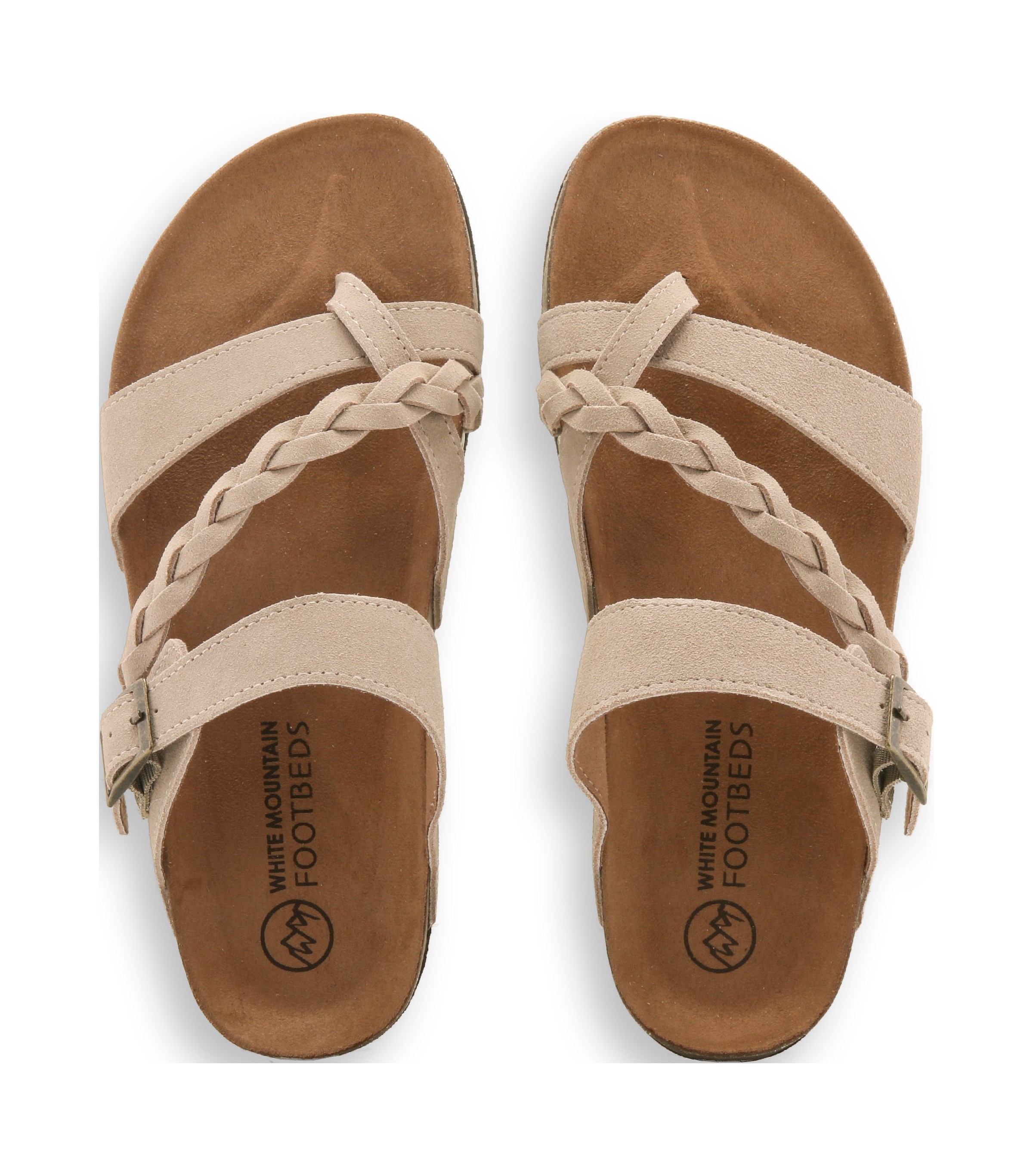 White mountain cheap footbed shoes