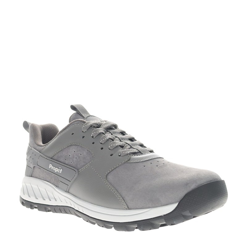 Propet Men's Visp Hiker Sneakers (Grey Suede) - Size 8.5 M