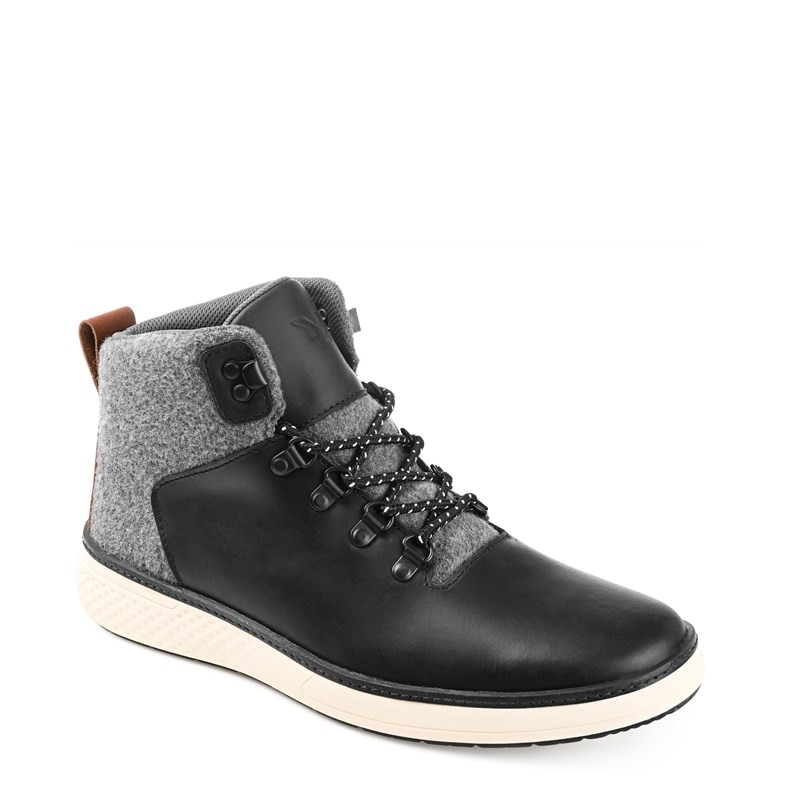 Territory Men's Drifter Sneaker Boots (Black Leather) - Size 9.5 M