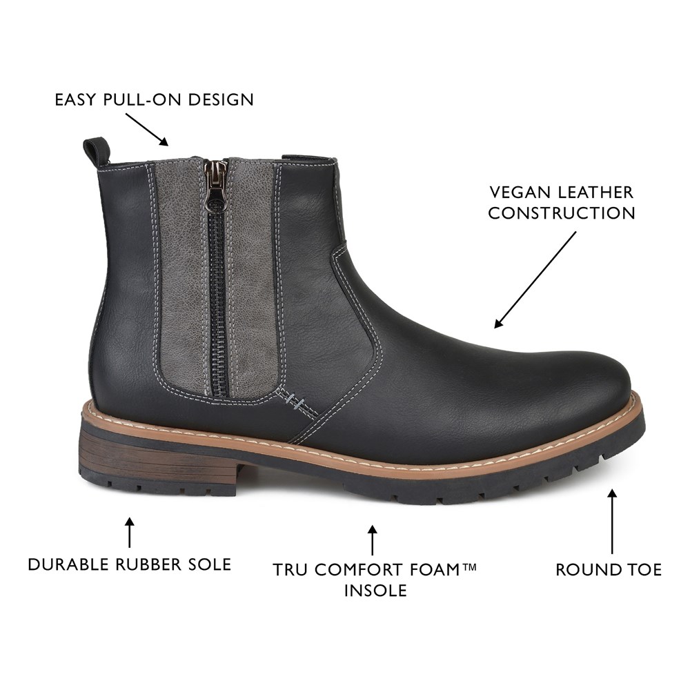 Handvol In het algemeen Integreren Vance Co. Men's Pratt Wide Chelsea Boot | Famous Footwear