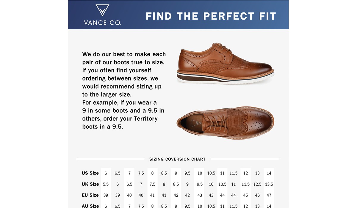 Vance Co. Men's Warrick Wing Tip Oxford | Famous Footwear