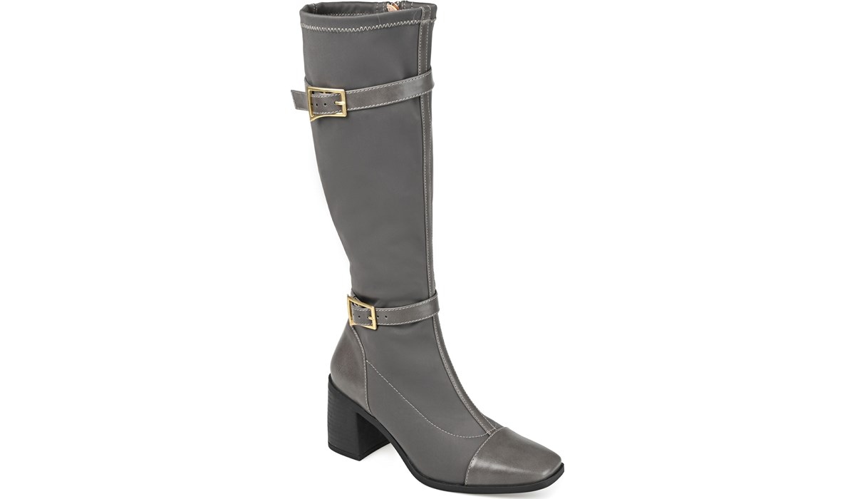 tall block heel boots