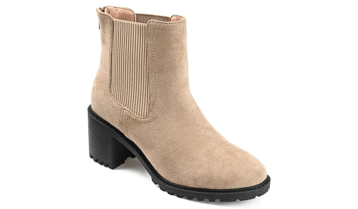 brown ankle sock boots