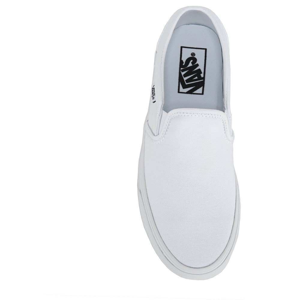 Famous footwear white cheap slip on vans