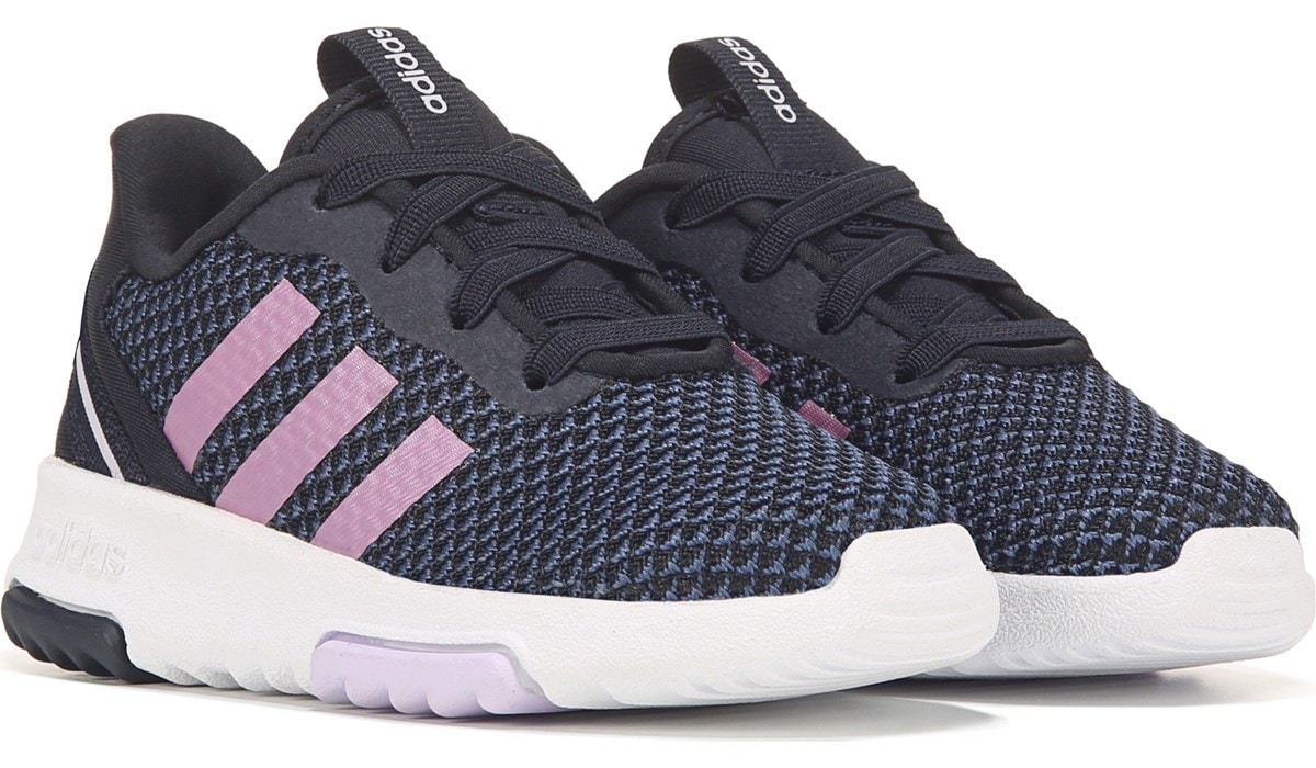 Adidas Kids Cloudfoam Racer Tr Sneaker Toddler Blue Sneakers And Athletic Shoes Famous Footwear