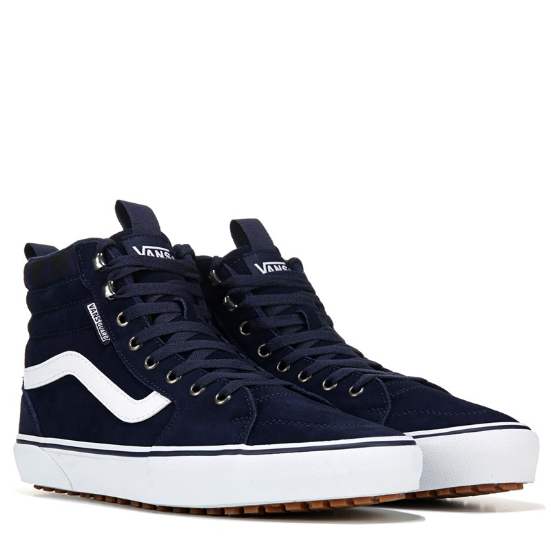 blue vans shoes high top