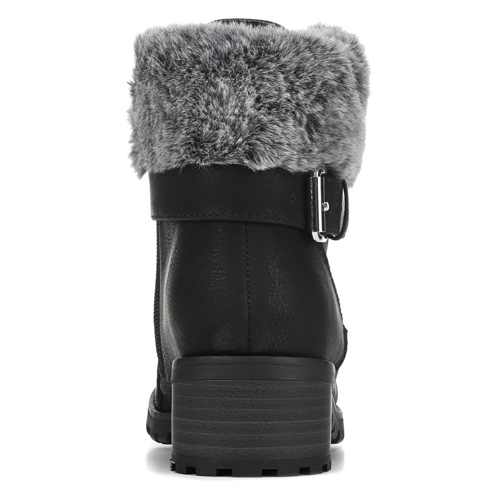 Kids black clearance fur boots